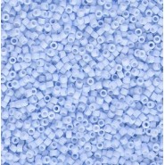 Miyuki delica kralen 11/0 - Opaque matted light sky blue DB-1517